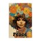 Stupell Industries Peace Groovy Afro Girl Canvas, design by Sasha